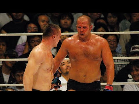 Fédor Emelianenko et Mirko Cro Cop au Pride FC