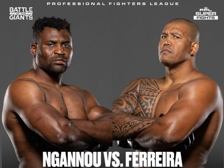 PFL : L'organisation sort le grand jeu pour le combat Ngannou Ferreira avec une bande annonce à la Godzilla !