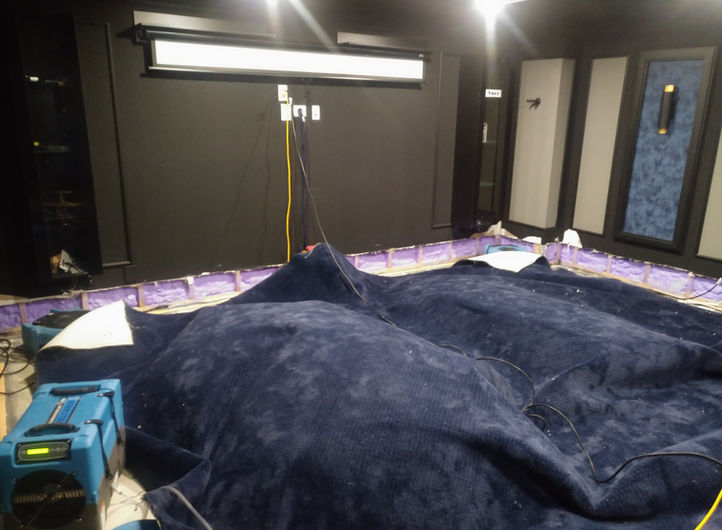 condo hallway water mitigation