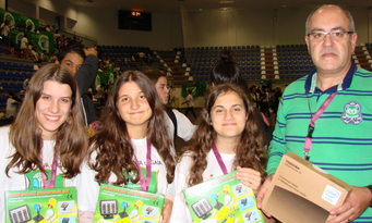 Membros do Rolhinhas receberam os prémios conquistados no concurso Ecoreporter da Energia 2014