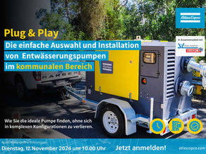 Das war: Unsere erste Online Infosession mit Atlas Copco