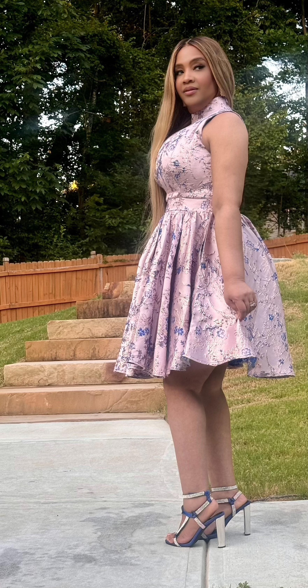 Thumbnail: Beauty & Bliss Damask Dress
