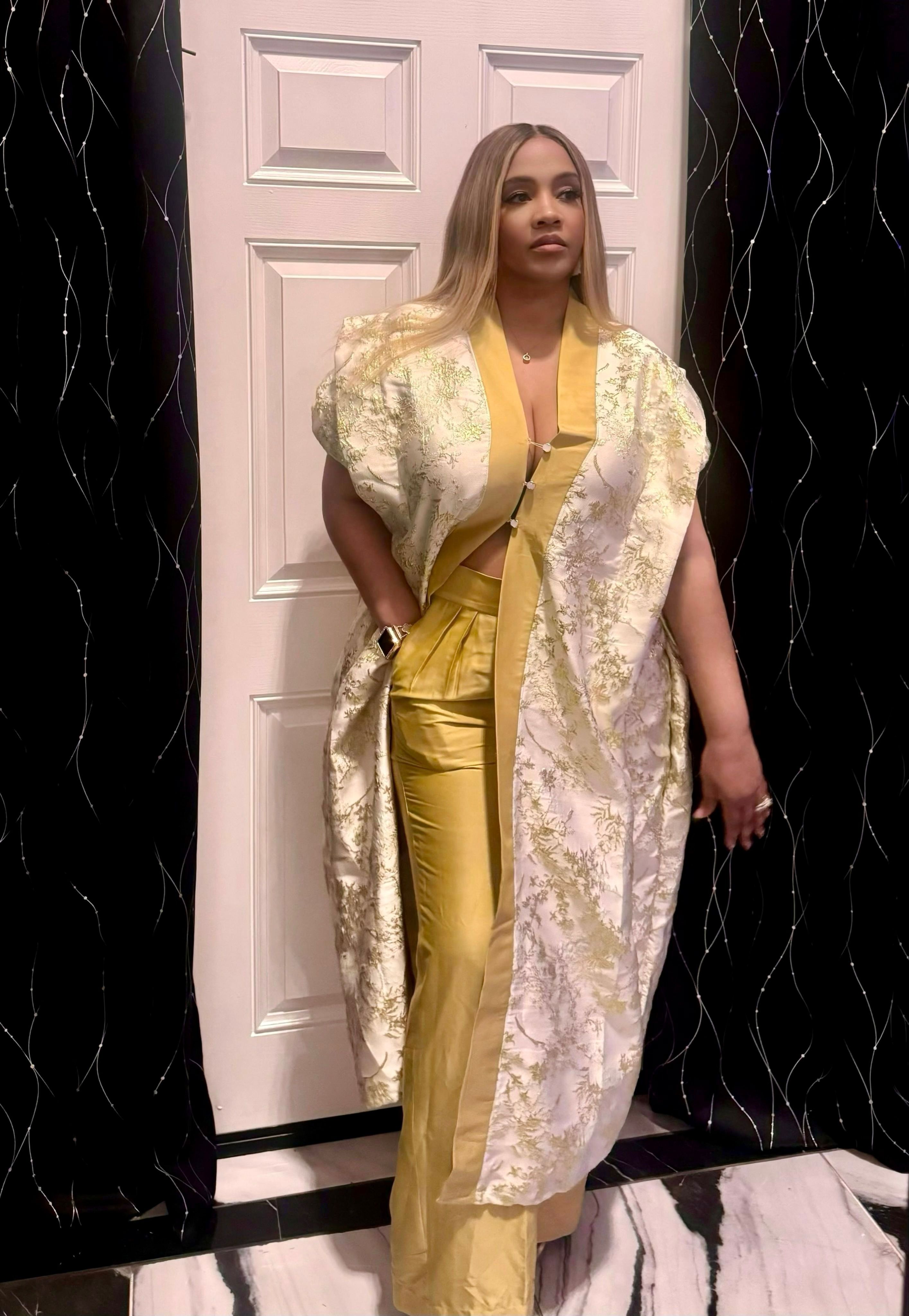 "Shine Brighter" Kimono Pants Set