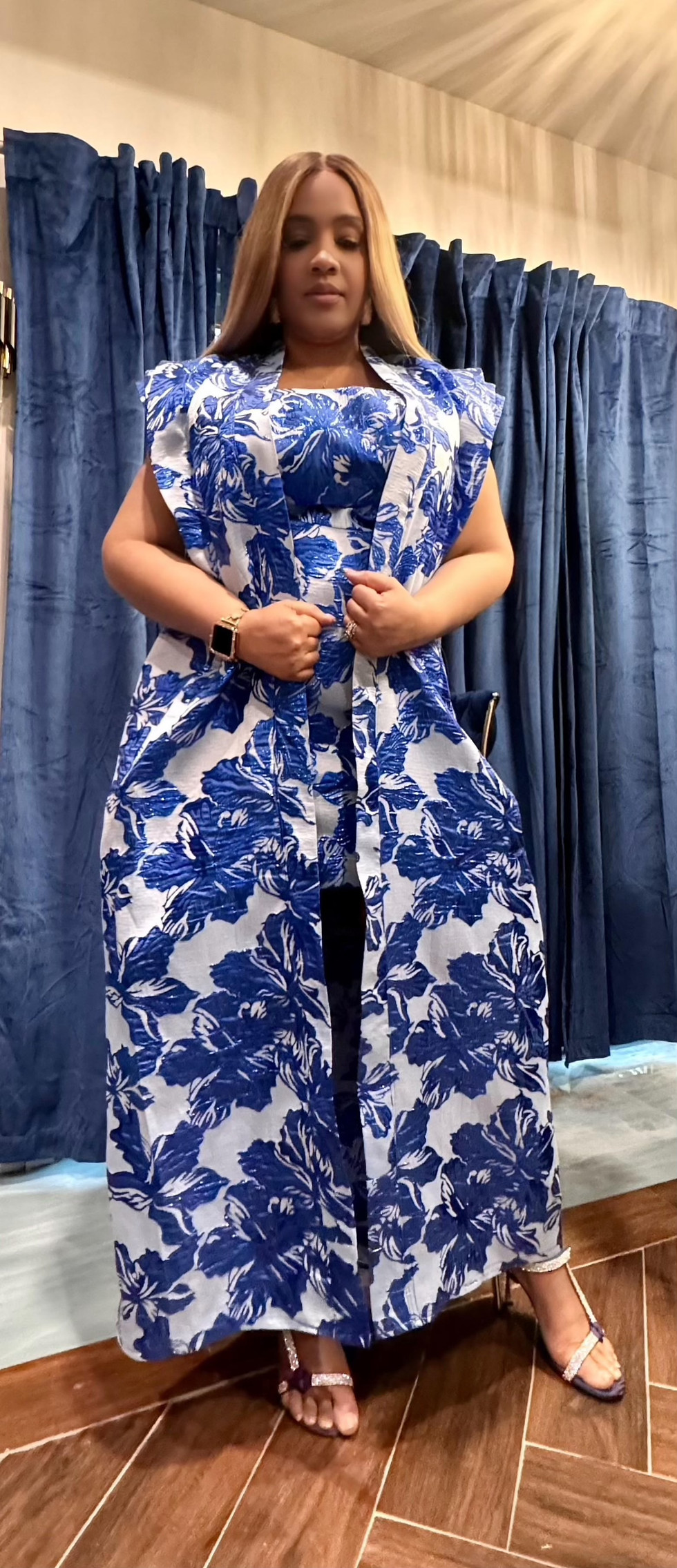 Thumbnail: "The Sky Is the Beginning" Kimono Dress Set