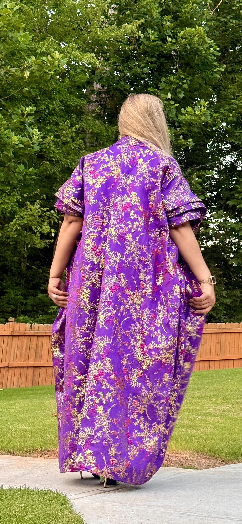 Thumbnail: "She's Royal" Kimono Dress Set