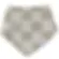 taupe checkered bib