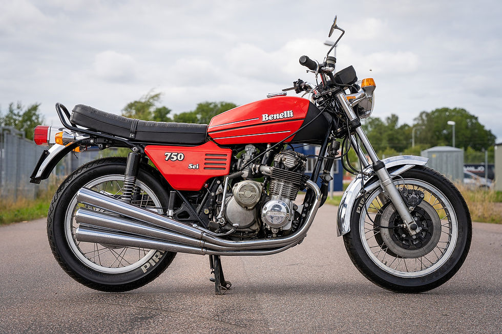 Benelli 750SEI från 1976 Sajab Vintage
