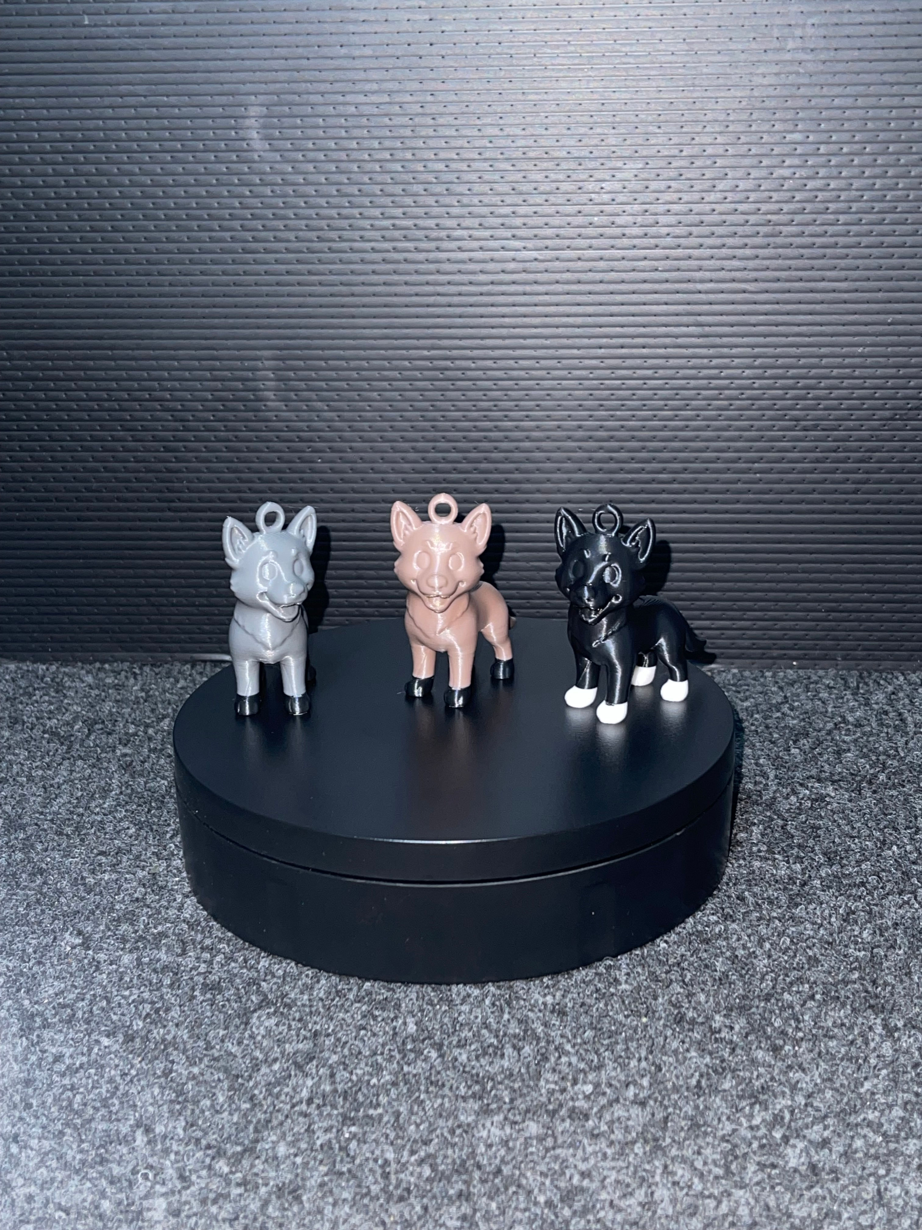 Chien porte-clés 3d