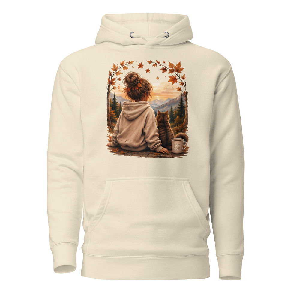 Miniaturbild: YAVRE'NA Herbstfee Unisex Hoodie