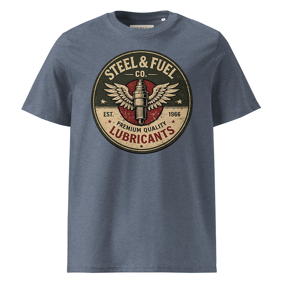 Miniaturbild: YAVRE'NA CLASSICS - Steel & Fuel Co. Unisex Premium T-Shirt