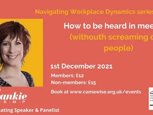 How to be heard in Meetings (without screaming over people)