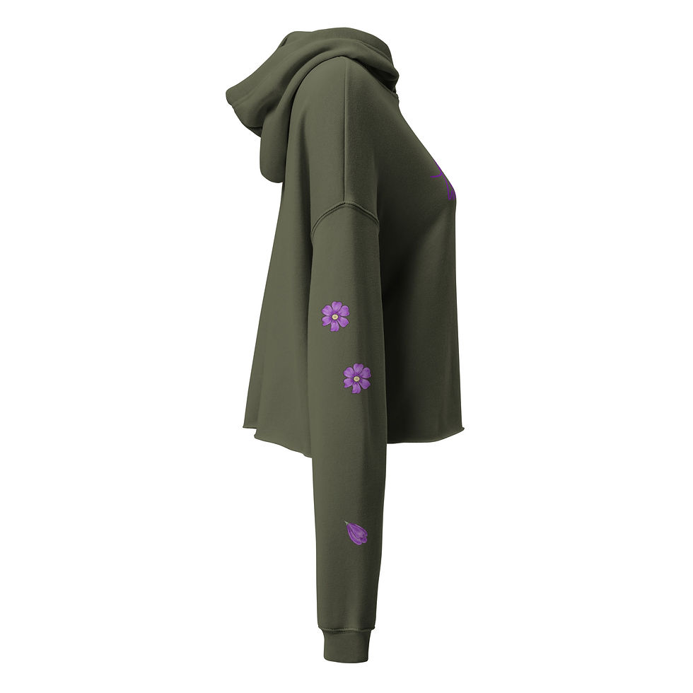 Thumbnail: Cosy Cottage Crop Hoodie