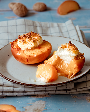 Cheesecake Peaches
