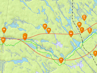 Dot Watch Chronicles - Route Choices to CP12 from TA3