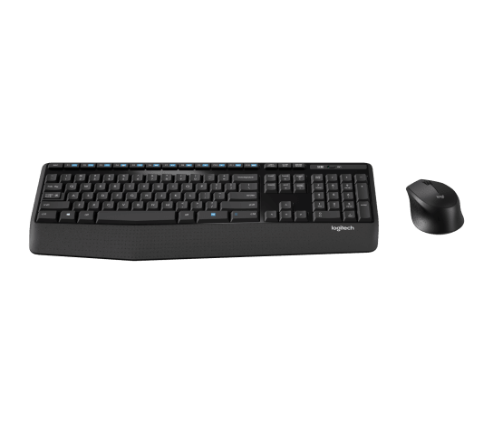 סט מקלדת ועכבר Logitech MK345 Comfort Wireless