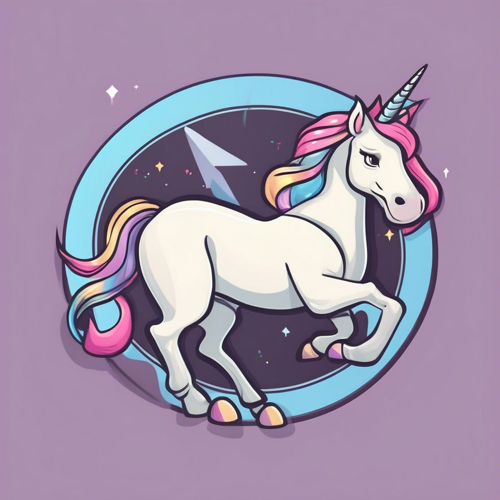 Jeu gonflable Licorne