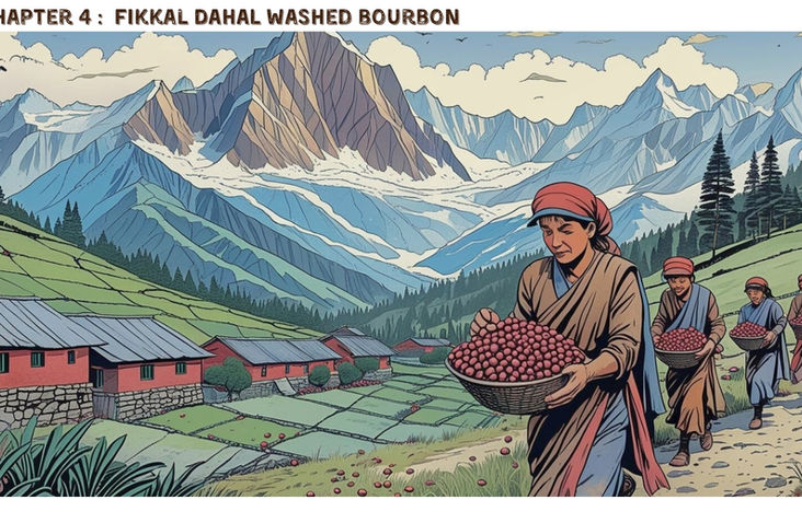 第三款豆子：Fikkal Washed Bourbon「尼泊爾咖啡的在地精神，對咖啡本真的致敬」