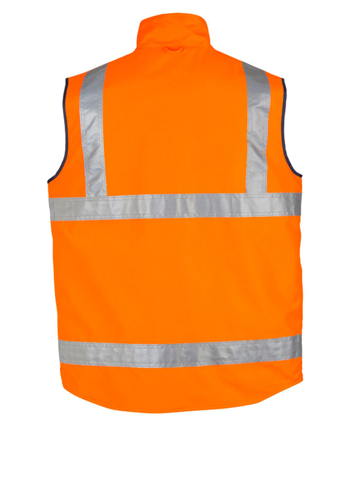 Thumbnail: Mens Hi Vis Lightweight Fleece Lined Vest