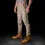 Thumbnail: Bad 247 Elastic-Waist Cuffed Chino Work Pants