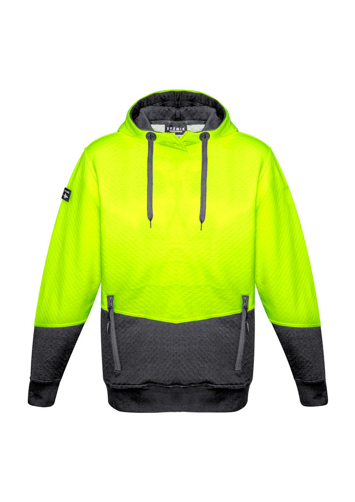 Thumbnail: Unisex Hi Vis Textured Jacquard Hoodie