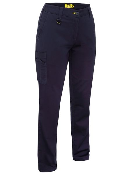 Womens Engineer Cotton Drill Cargo Pants