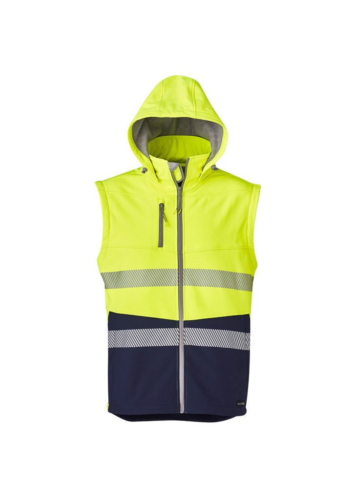 Thumbnail: Unisex 2 in 1 Stretch Softshell Taped Jacket