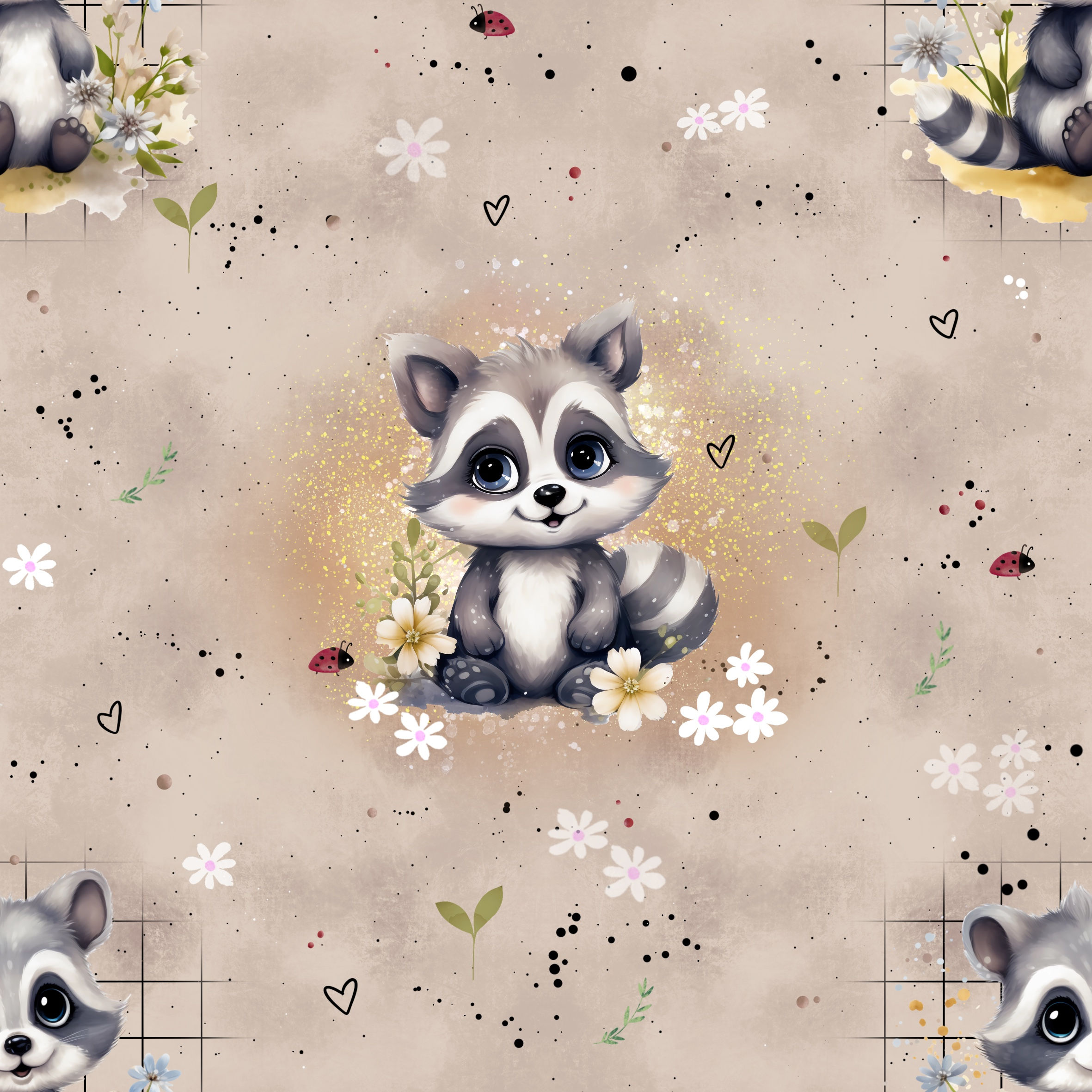 Racoon - French Terry