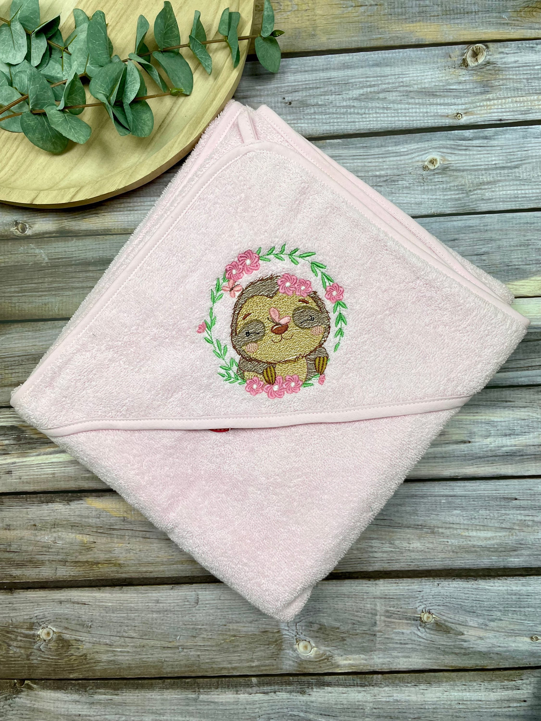 Kapuzenhandtuch - Faultier