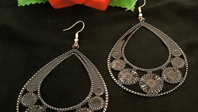 Golden Oxidized Hand Crafted Light Weight Earrings