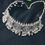 Thumbnail: Silver Oxidized Afghani Traditional Choker Necklace