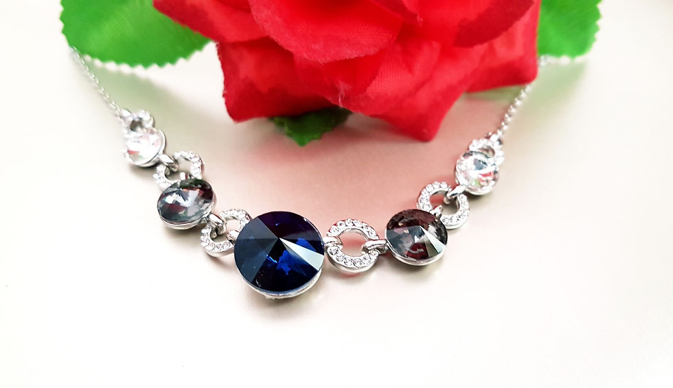 Thumbnail: Trendy Designer Stone Studded Necklace