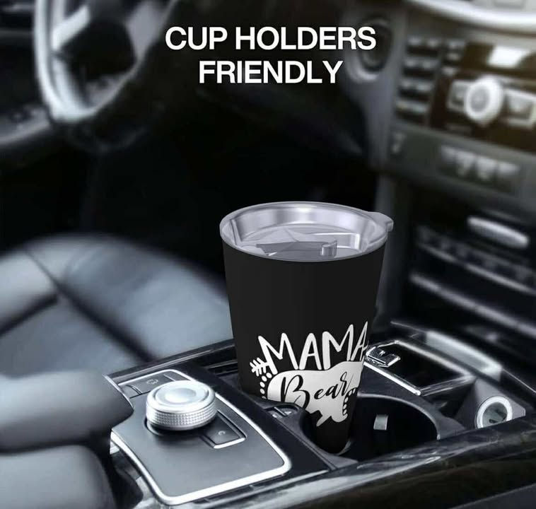 Thumbnail: Mama Bear Tumbler- with straw