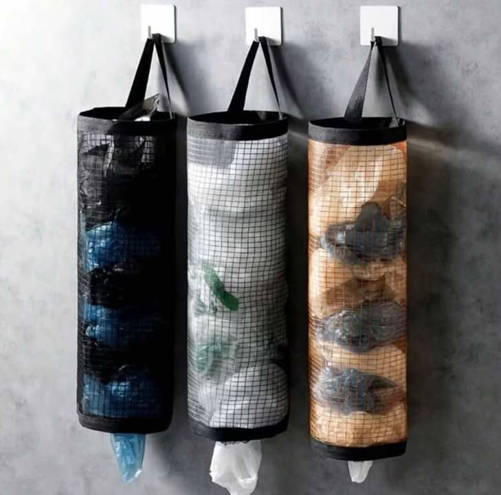 Thumbnail: Mesh Garbage Bag Organizer