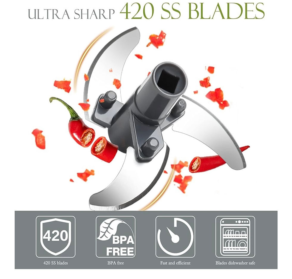 Thumbnail: Manual Food Processor Vegetable Chopper, Portable Hand Pull String Garlic Mincer