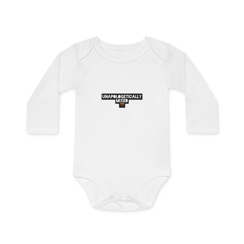 Thumbnail: KIDS "Unapologetically Mixed" - Baby Long Sleeve Bodysuit
