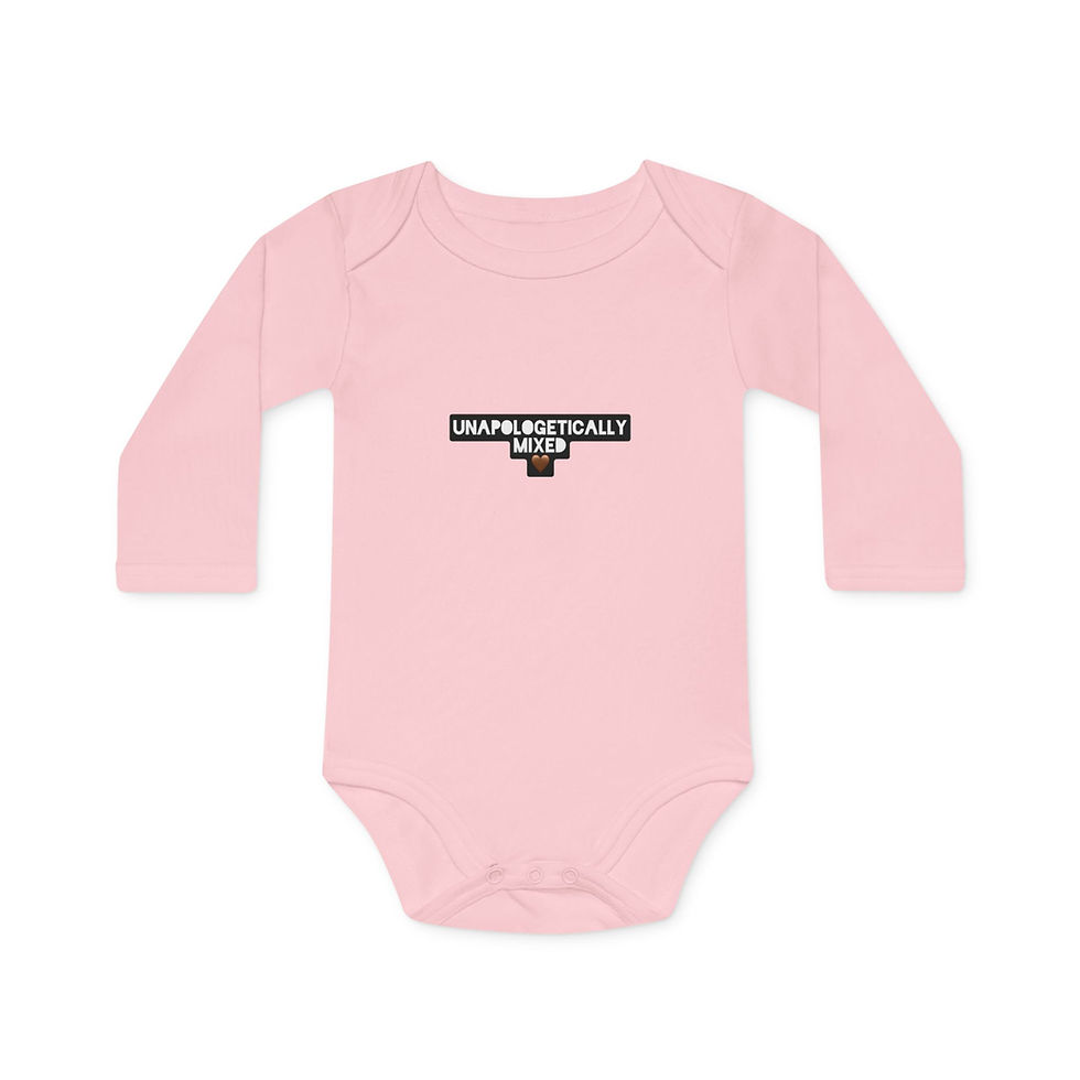 Thumbnail: KIDS "Unapologetically Mixed" - Baby Long Sleeve Bodysuit