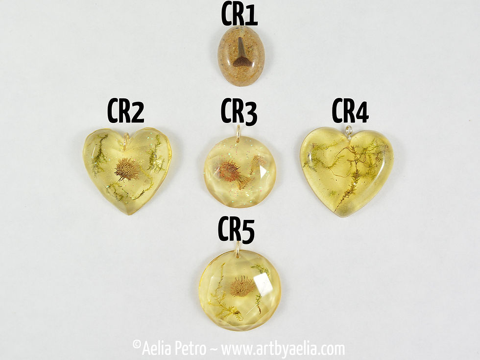Pre-Christmas Sale - Clear Resin with Inclusions