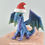 Thumbnail: Santa Hat Snap Dragonet - Aurora Borealis - In Stock and Ready to Ship