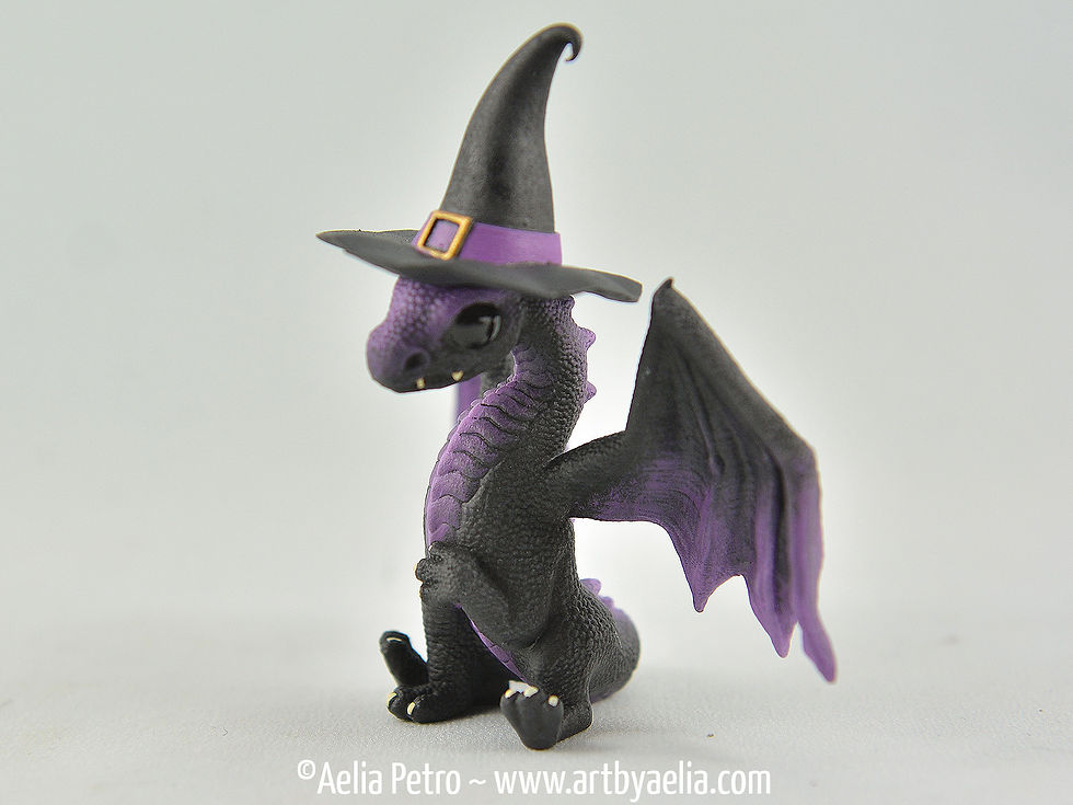 Thumbnail: Pre-Order Black and Purple Witch Dragon