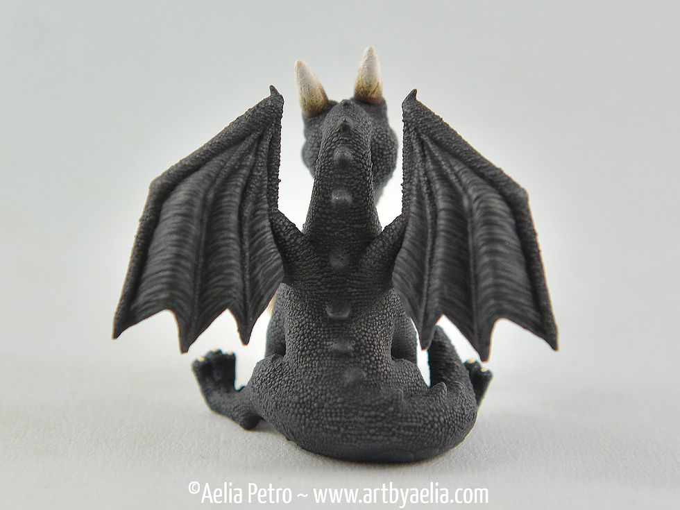 Thumbnail: Easter Basket Snap Dragonet - Black Dragon - PRE ORDER Shipping in 2-4 Weeks