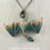 Thumbnail: Hanging Dragon Necklace - Green and Bronze Dragon