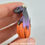 Thumbnail: Black and Purple Pumpkin Dragon Necklace - IN STOCK