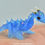 Thumbnail: Fairy Snap Dragonet - Walking Sky Blue Wyvern