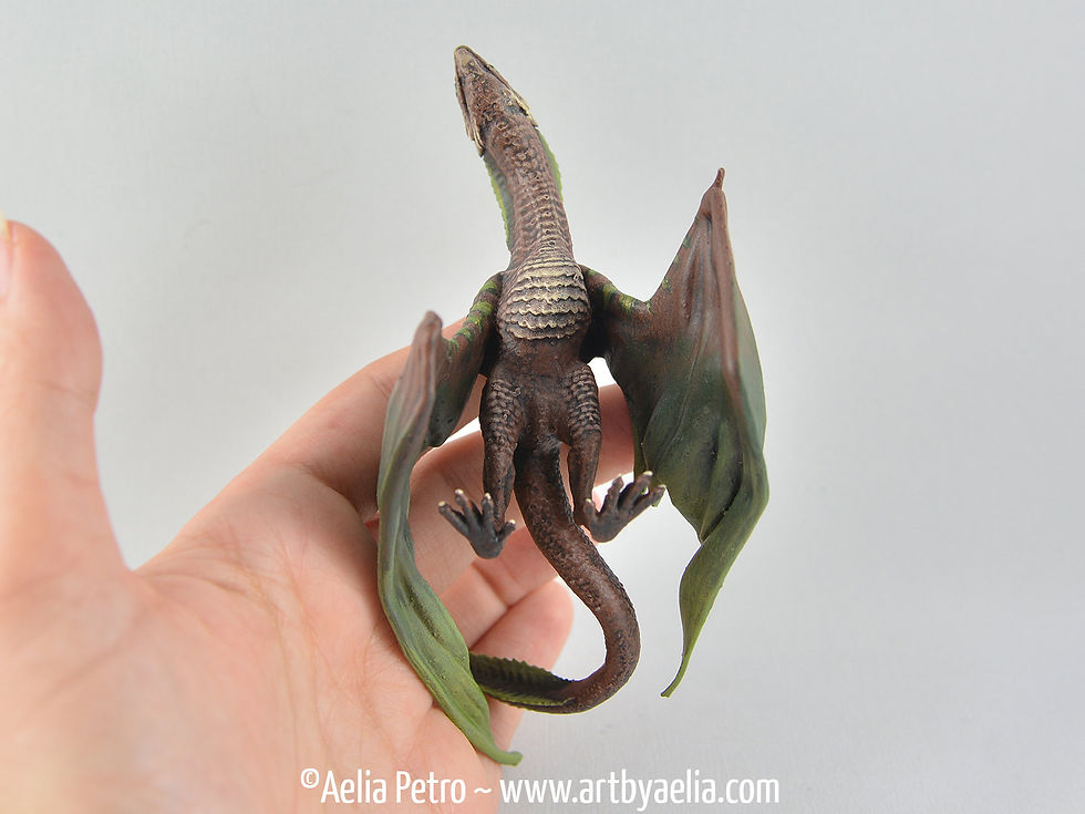Thumbnail: Realistic Wyvern-Style Dragon - Earth Dragon - Custom Made-to-Order