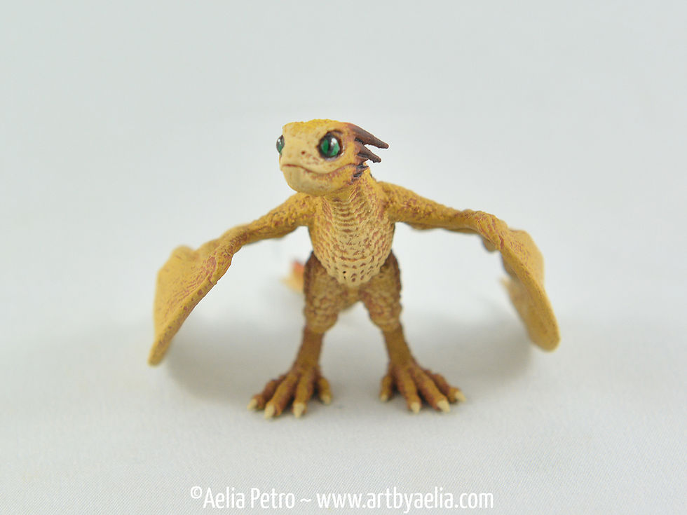 Thumbnail: Hatchling Baby Dragon - Yellow Dragon