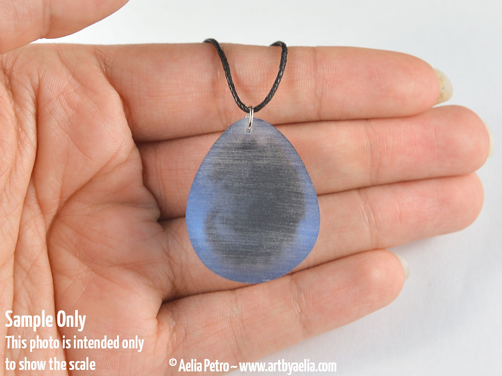 Thumbnail: Larger Smooth Dragon Egg Necklace 6