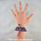 Thumbnail: Custom Made Dragon Bracelet - Black and Purple Dragon Pre-Order