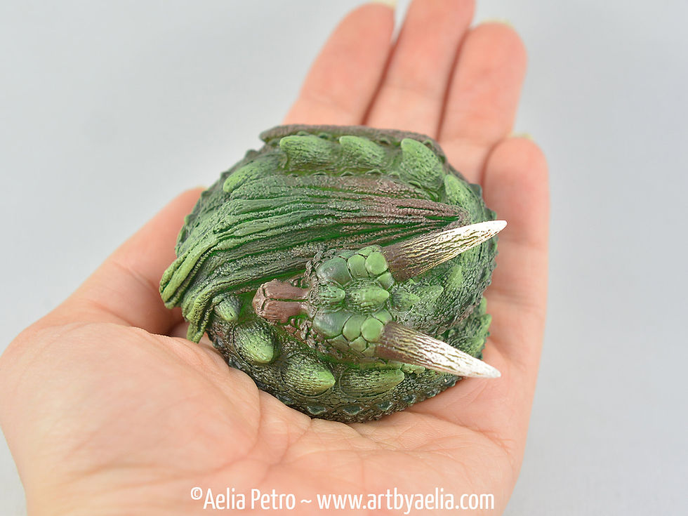Thumbnail: Radiant Dragon with Dragon Nest - Earth Elemental Dragon - IN STOCK