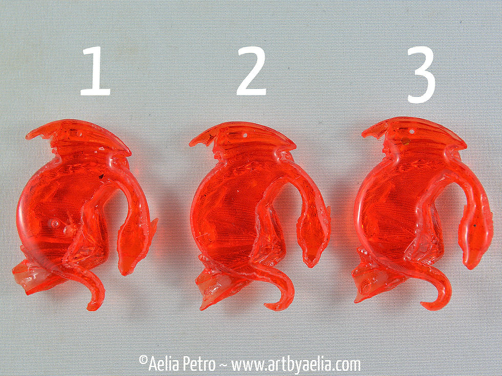 Thumbnail: Resting Fiery Fairy Dragon Necklace