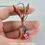 Thumbnail: D20 Dice Dragon Necklace - Burning Ember Dragon - PRE-ORDER Shipping in 4-6